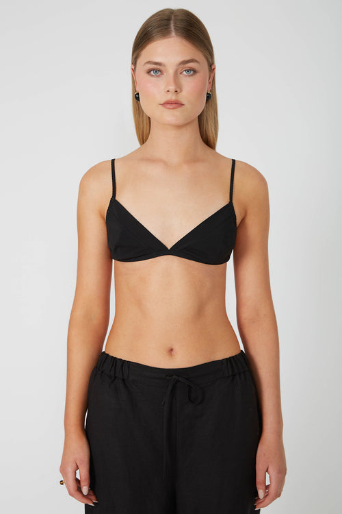 true bralette / black
