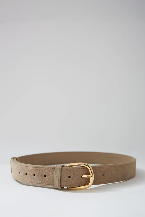 swayed belt / warm taupe