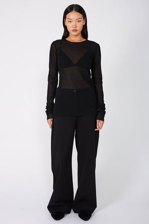 meshed skin / black