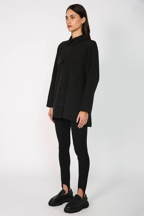 onward shacket / black
