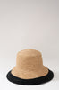 drift stripe hat / natural|black stripe