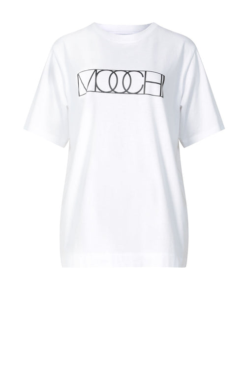 monogram mode tee / white & black