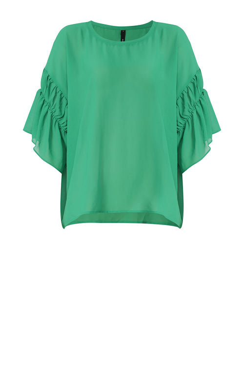 floating tee / bright green