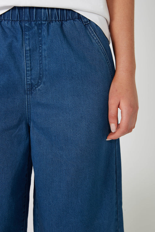 radier short / washed indigo