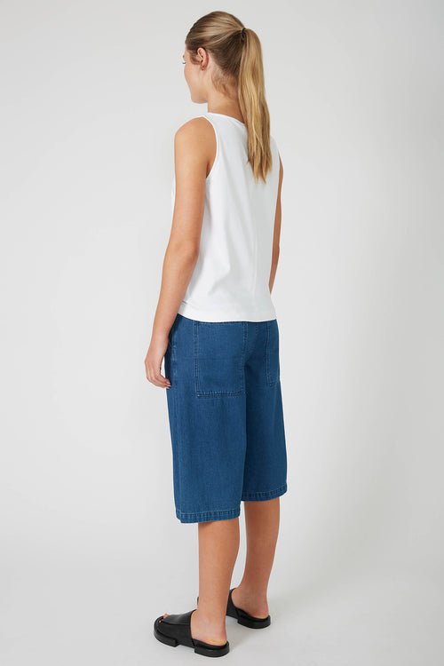 radier short / washed indigo