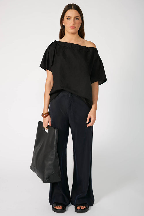 frame bias pant / dark navy