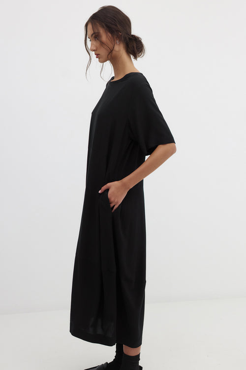 headspin dress / black
