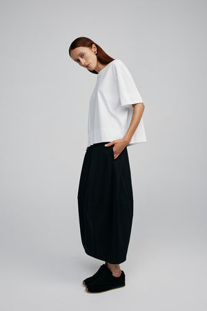 spin skirt / black