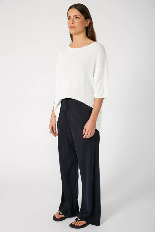 frame bias pant / dark navy
