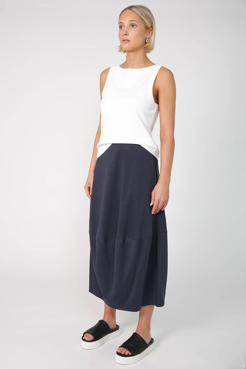 spin skirt / indigo blue