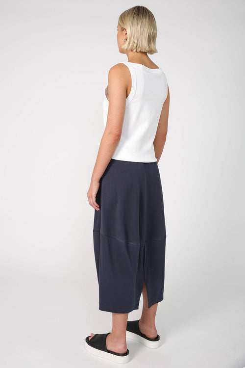 spin skirt / indigo blue