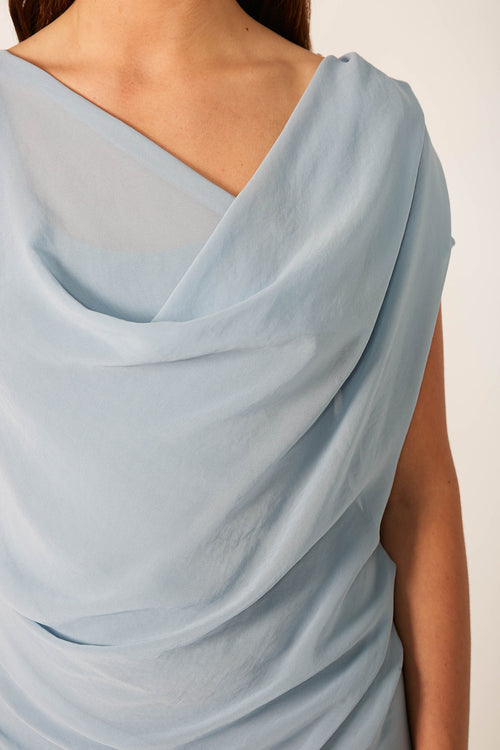 torrent dress / dusty blue