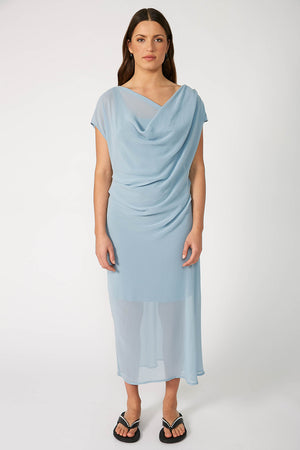 torrent dress / dusty blue