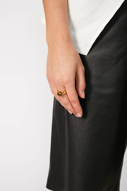 tiger eye ring / gold
