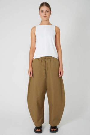 recede pant / toasted caramel