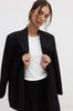 tabard blazer / black