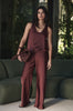 frame bias pant / terracotta