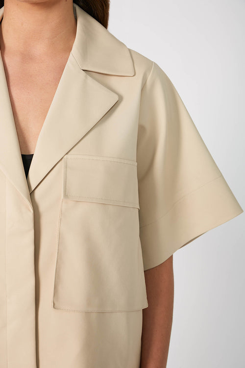 engrave jacket / camel