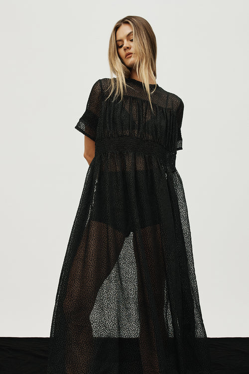 minute dress / black