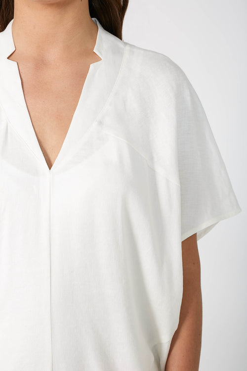 restrain midi dress / pearl ivory