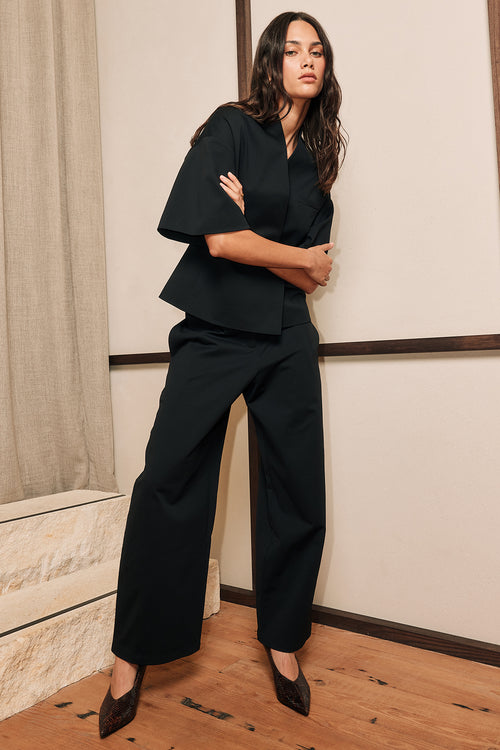 crevasse pant / black