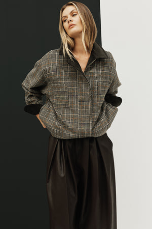 concealment bomber / natural| chocolate| tan