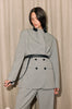 bypass blazer / grey marle
