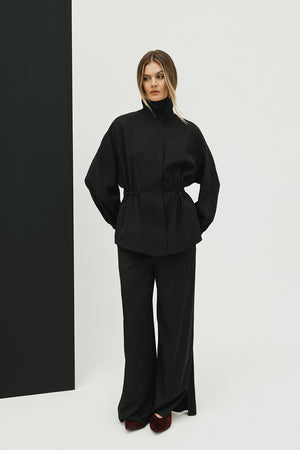 clinched jacket / black