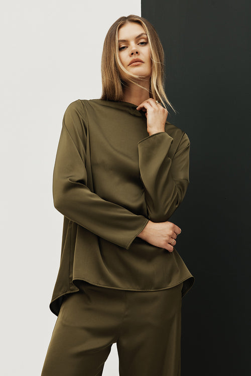 split top / khaki