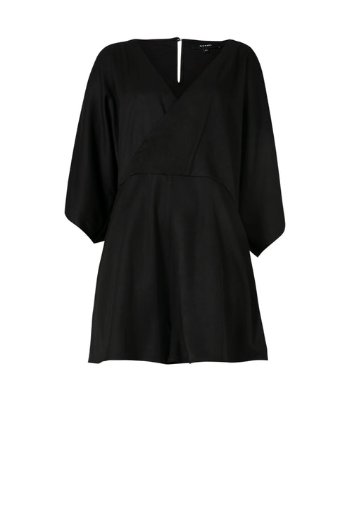 lapsed playsuit / black