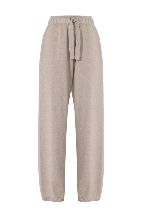 lounge knit pant / pumice marle