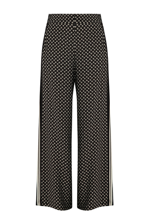 glow pant / black border print