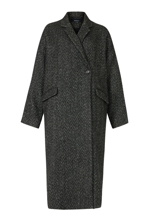 balanced coat / black|natural