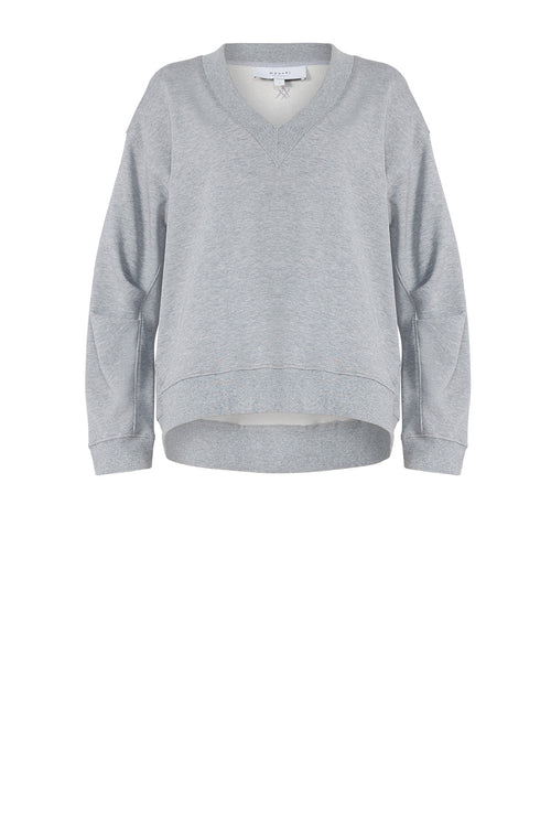 puff v sweat / grey marle