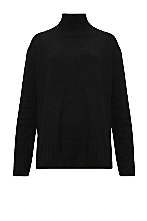 collected sweater / black