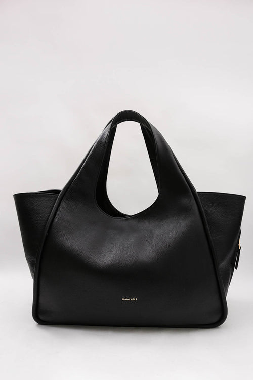 deduce tote bag / black|gold
