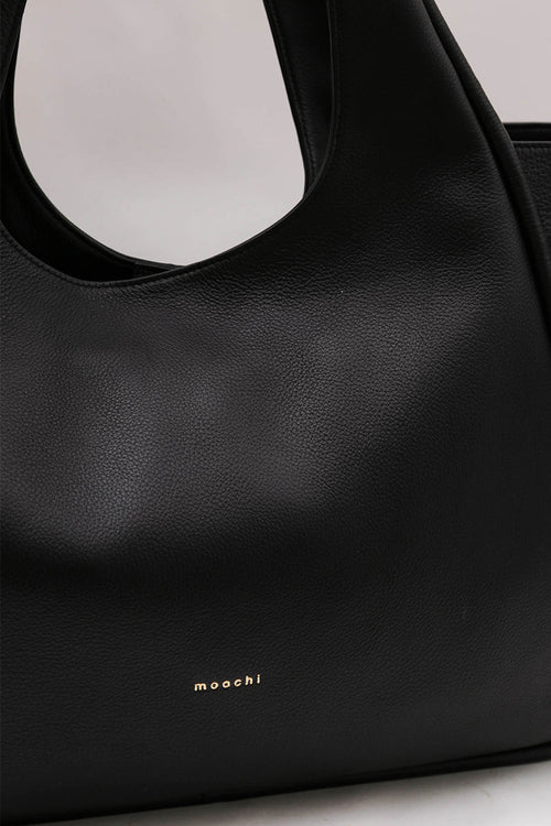 deduce tote bag / black|gold