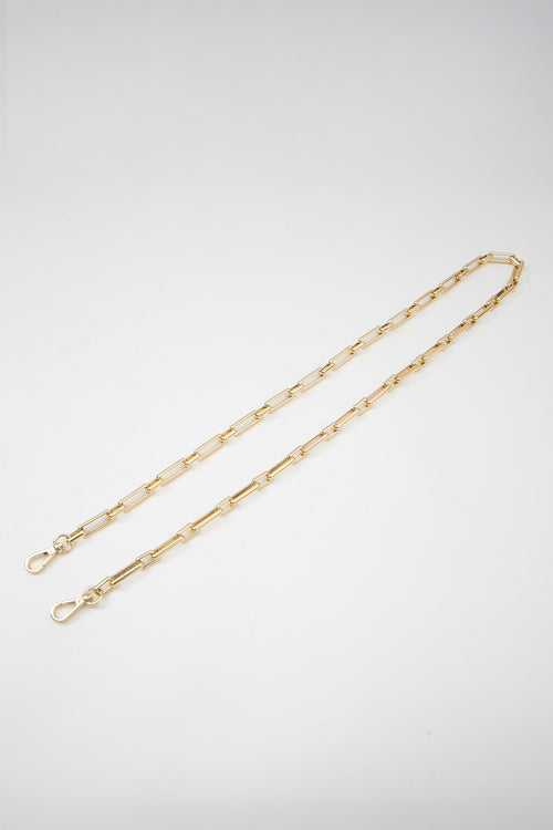 chain bag strap / gold