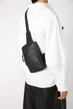 web mini bag / black|silver