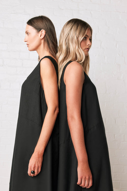 ahead dress / black