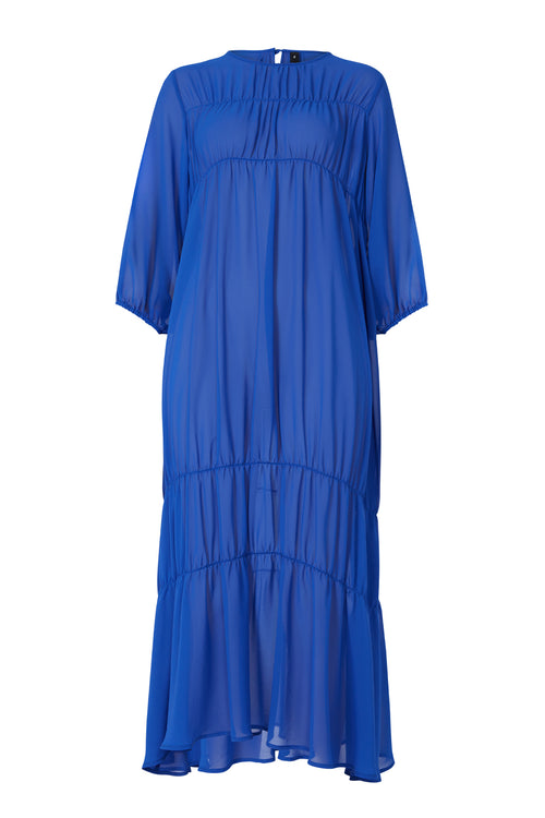 section dress / capri blue