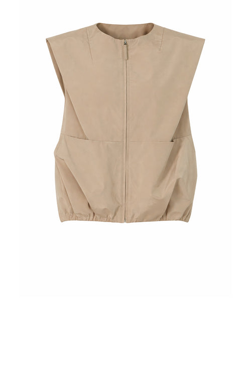 finish vest / pumice camel