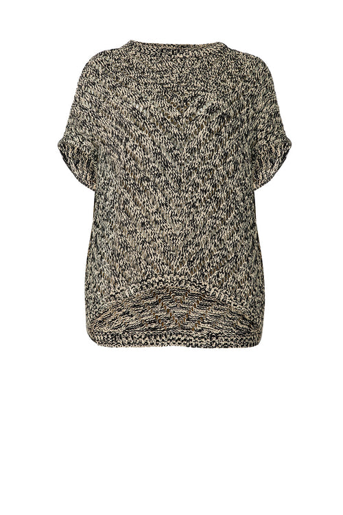 sphere sweater / black|natural