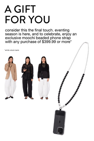 phone lanyard / black|silver
