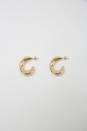 encircle earrings / gold