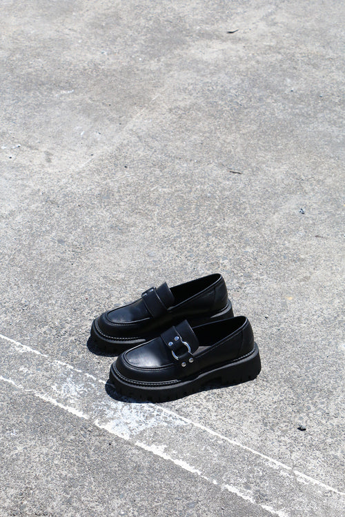 chief loafer / black