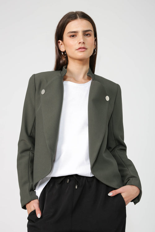 militant jacket / olive green