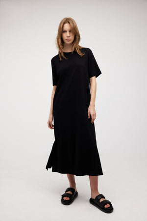 mode maxi dress / black