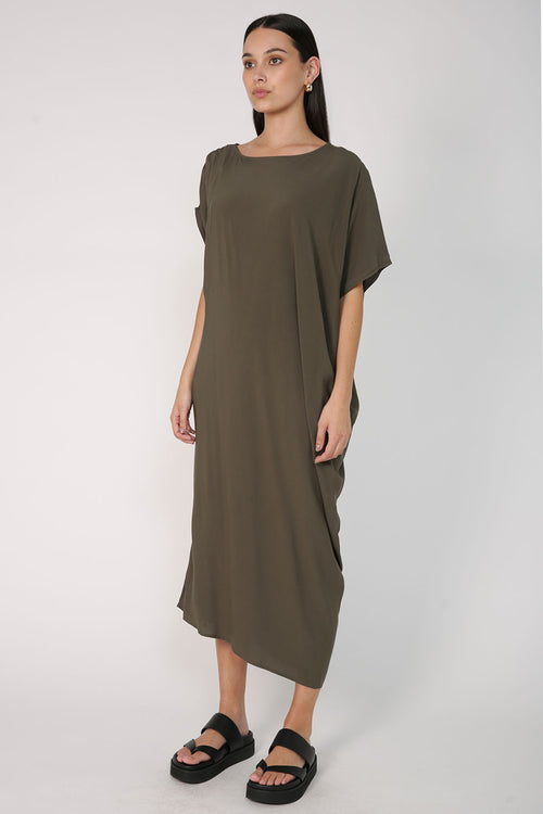 axis dress / khaki