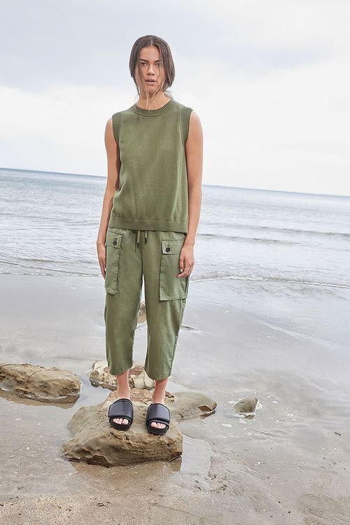 locate pant / khaki green